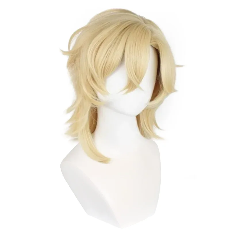 Bhāo Hu Maga Xīng Qi Maga Ti Muse D Diego Shā Jectura Cosplay Perücke Realistische Kopfhaut Top Wolf Tail Flip-up Perücke