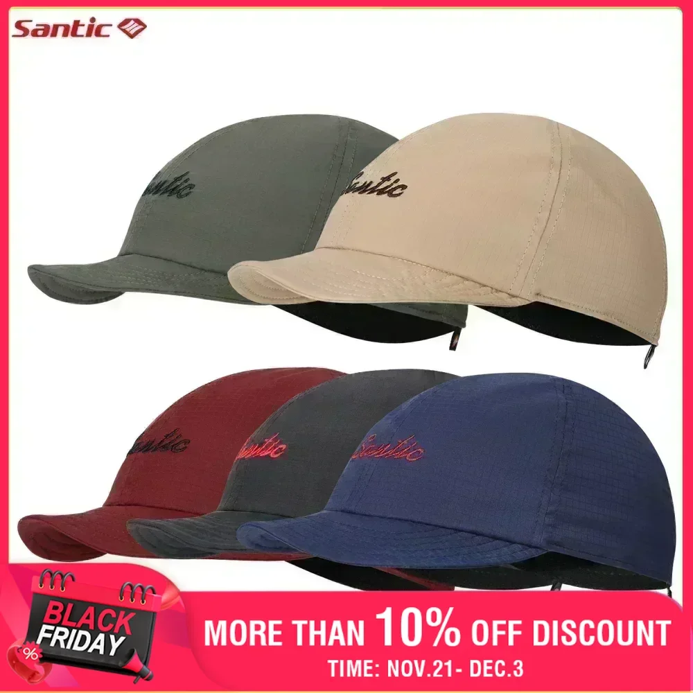 Santic Cycling Hat Spring Summer Breathable Quick-Drying Bicycle Riding Running Sun Hat Sun Protection MTB Sports Cap