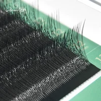 GLAMLASH-extensiones de pestañas en forma de W, pestañas de abanico de volumen prefabricadas, estilo 5D W, cómodas pestañas naturales de volumen de visón sintético