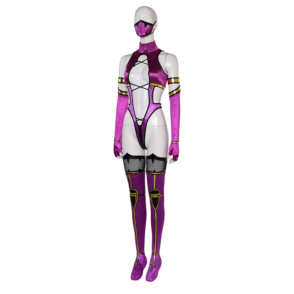 Gioco Kombat 9 Cos Mileena Costume Cosplay abiti fantasia tuta accessori per ragazze adulte Roleplay Halloween Carnival Suit