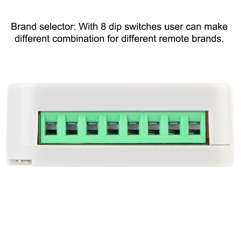 Garage Door Receiver RX Multi 300-900MHz Universal For 433MHz 868MHz Gate Remote Control Switch Module Relay AC/DC 9-30V