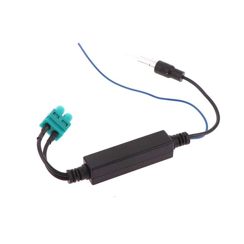 Adaptador de antena de rádio do carro com amplificador, FAKRA dupla, RF, RNS510, RCD510, 310, Golf, MK5, MK6, Passat B6, B7, Tiguan