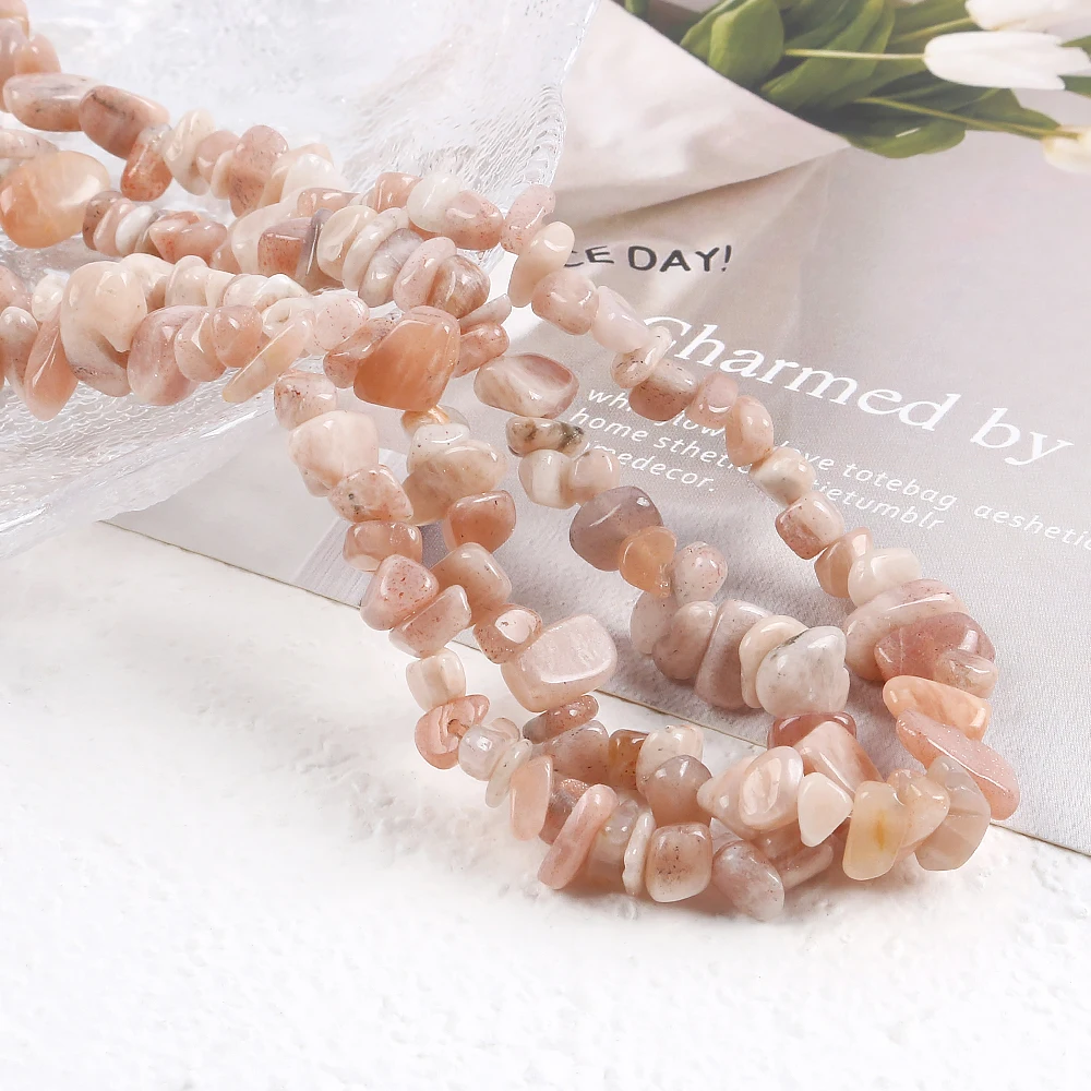 

Natural Stone Beads Irregular Amethyst Apatite Loose Gems Chips Gravel Beads for Jewelry Making Bulk DIY Bracelet