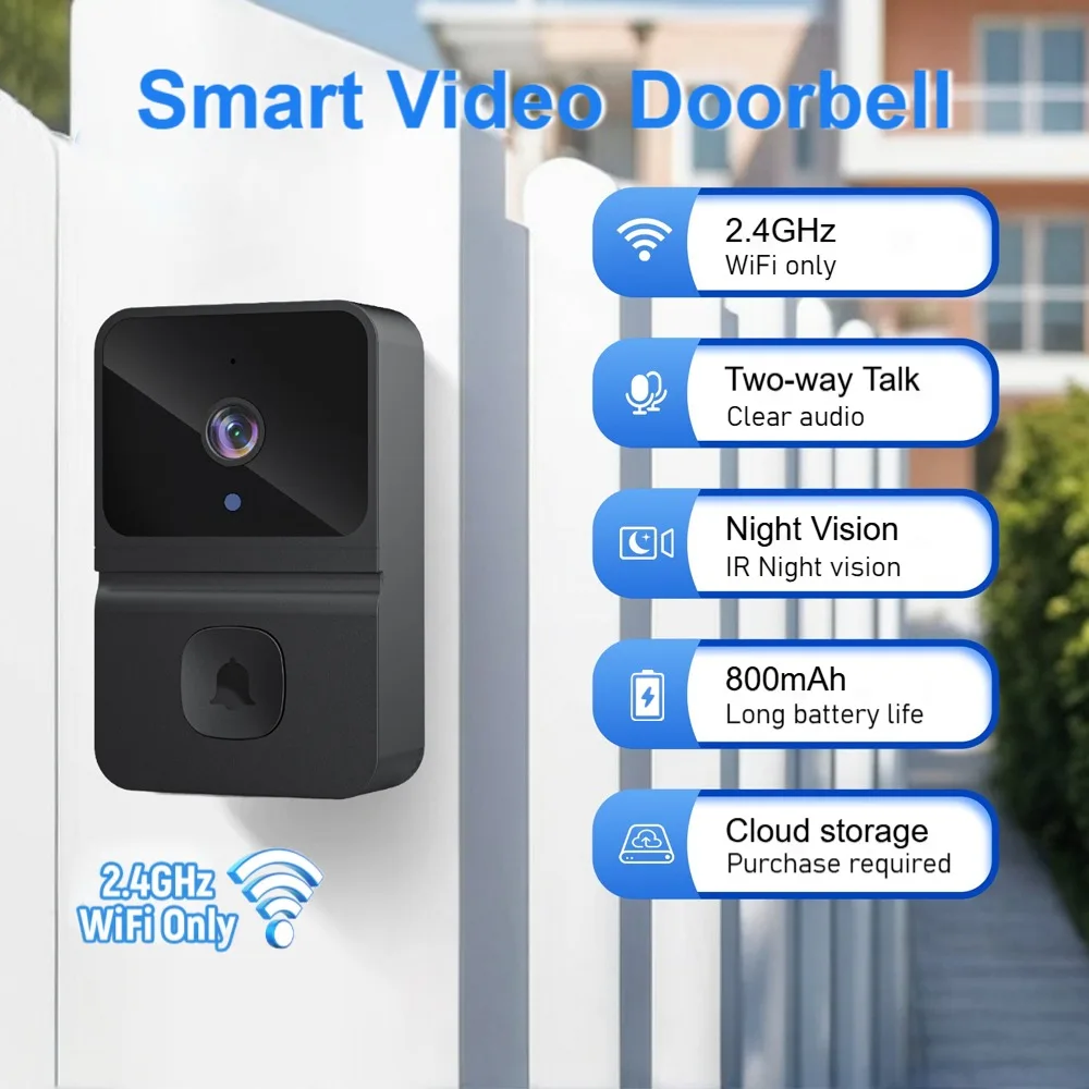 intercom doorbell wireless video doorbell with monitor