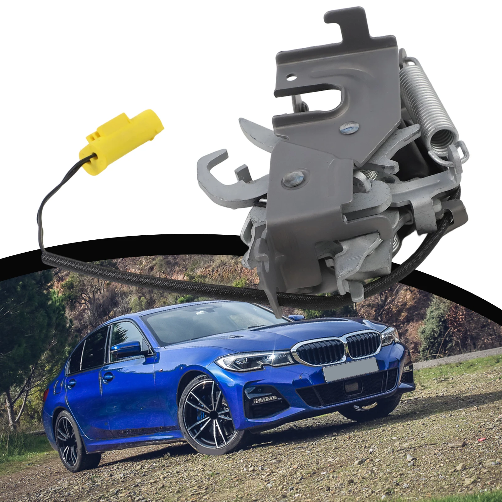 

Car Maintenance Front Right Bonnet Lock High Universality Fitment NO Metal Material Non-Deformation Wear-Resistant