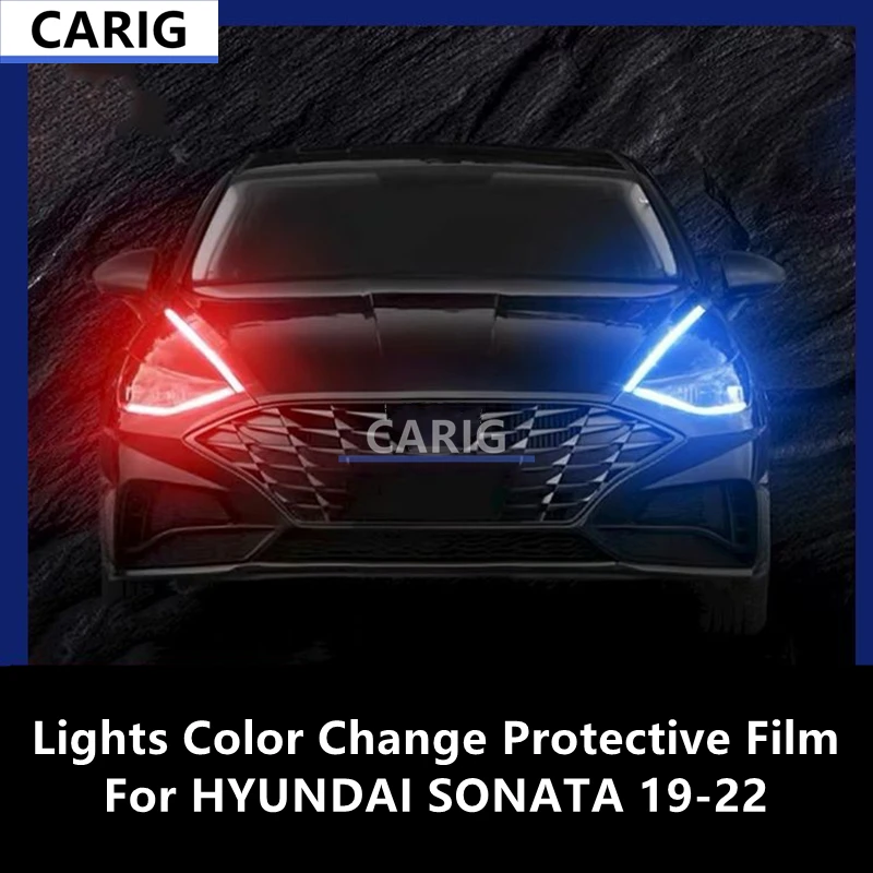 

Для HYUNDAI SONATA 19-22 освещение изменение цвета защитная пленка украшение автомобиля внешний вид модификация аксессуары