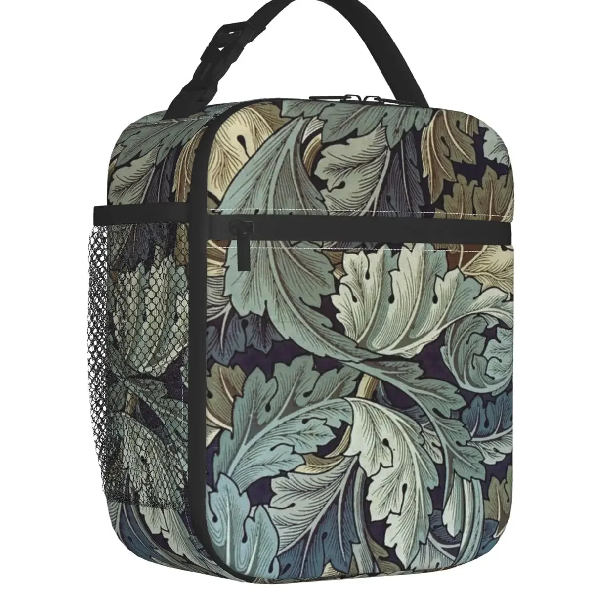 Acanthus By William Morris Lunch Boxes Leakproof Textile Pattern Thermal Cooler Food Insulated Lunch Bag Kids School Children