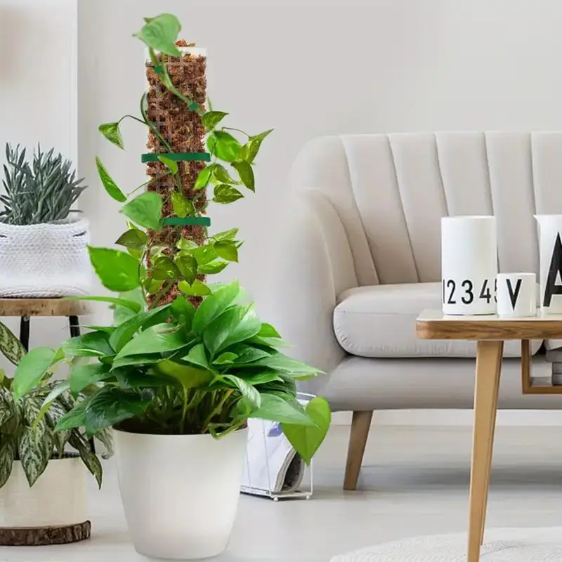 #@Moss Pole Plastic Plant Stand Indoor Climbing Plants Pot Moss Stick For Plants Growth Garden Support Accessories