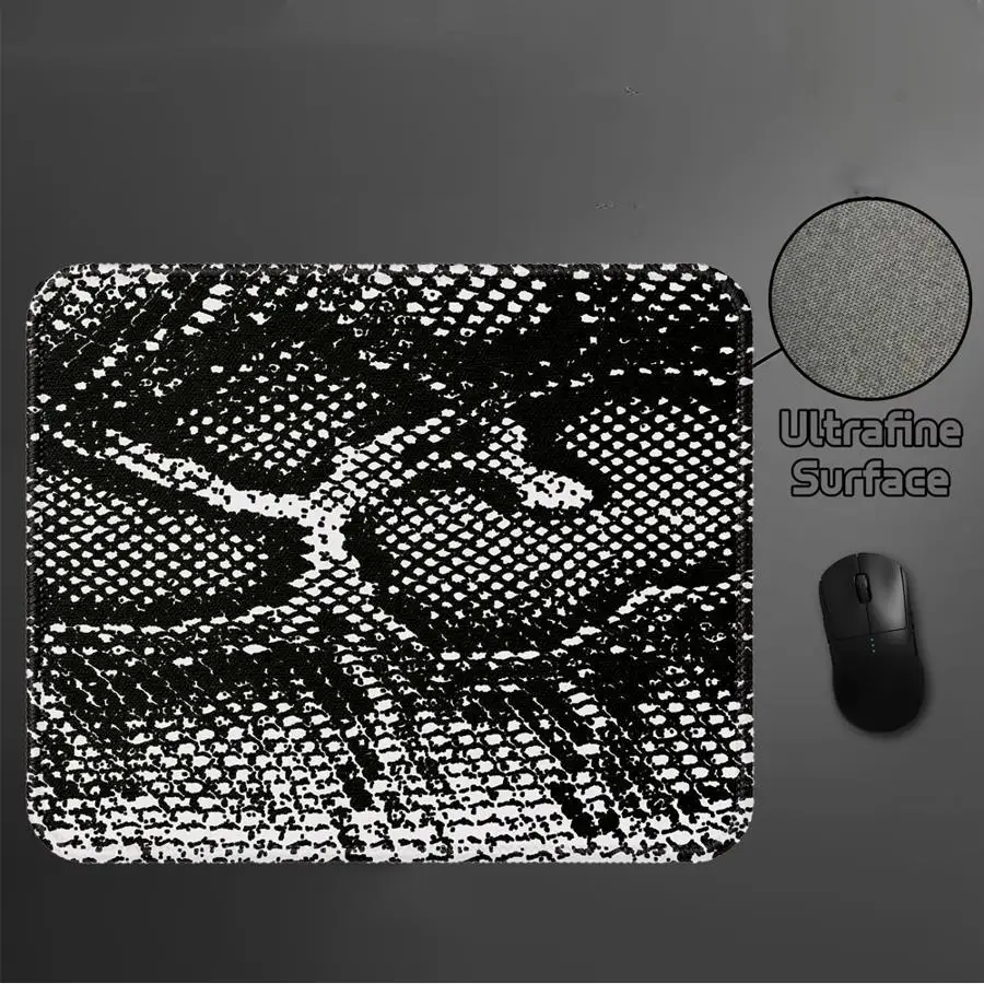 Mouse Pad Computer Laptop Pad Game Console Pad Desk accessories office Pad Keyboard Mouse Pad rubber Snakeskin Pattern