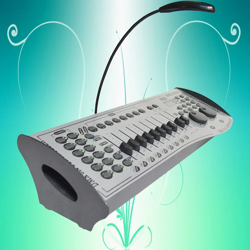 Stage Lighting Console 240A DMX 512 Controller White Color DJ Disco Party Mixer Control Led Par Moving Light Desk