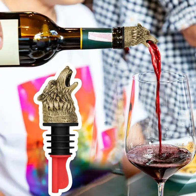 Wine Aerator Pourer Spout Animal Liquor Pourer Wine Pourer Spout Safe Liquors Spouts Wine Diffuser Aerator For Home Use Men
