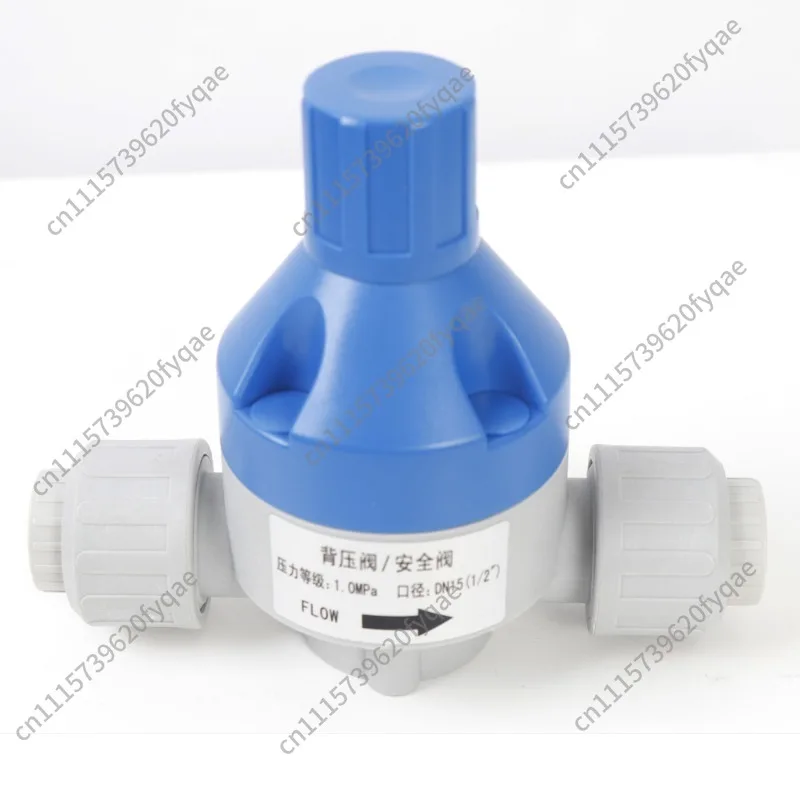 Metering pump optional, back pressure valve, anti-siphon, corrosion-resistant PP material