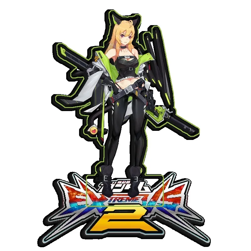 Standing Sign for Gundam Ramlethal Valentine Bridget Acrylic Desktop Stand Decorating Self Made Collection Toys Fans Gifts15cm view 3