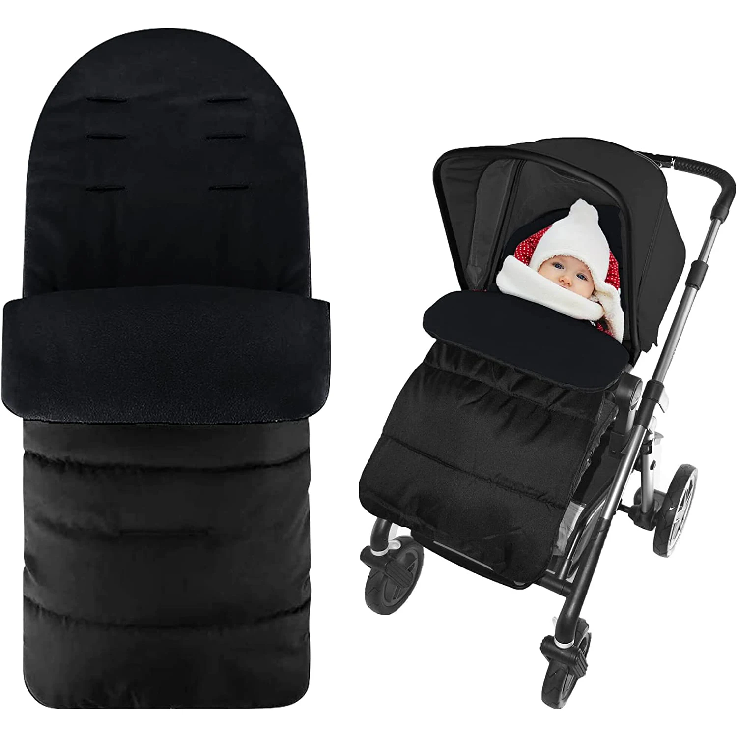 Baby Bunting Bag,Stroller Footmuff Universal,Stroller Sleeping Bag,Waterproof Toddler Footmuff,Cold Weather Resistant
