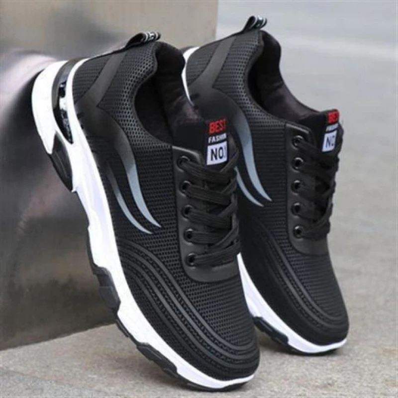 Sneakers Men Light Running Shoes Walking Trainers Breathable Mesh Air Tennis Shoes Outdoor Casual Lace Up Men Sports Shoes