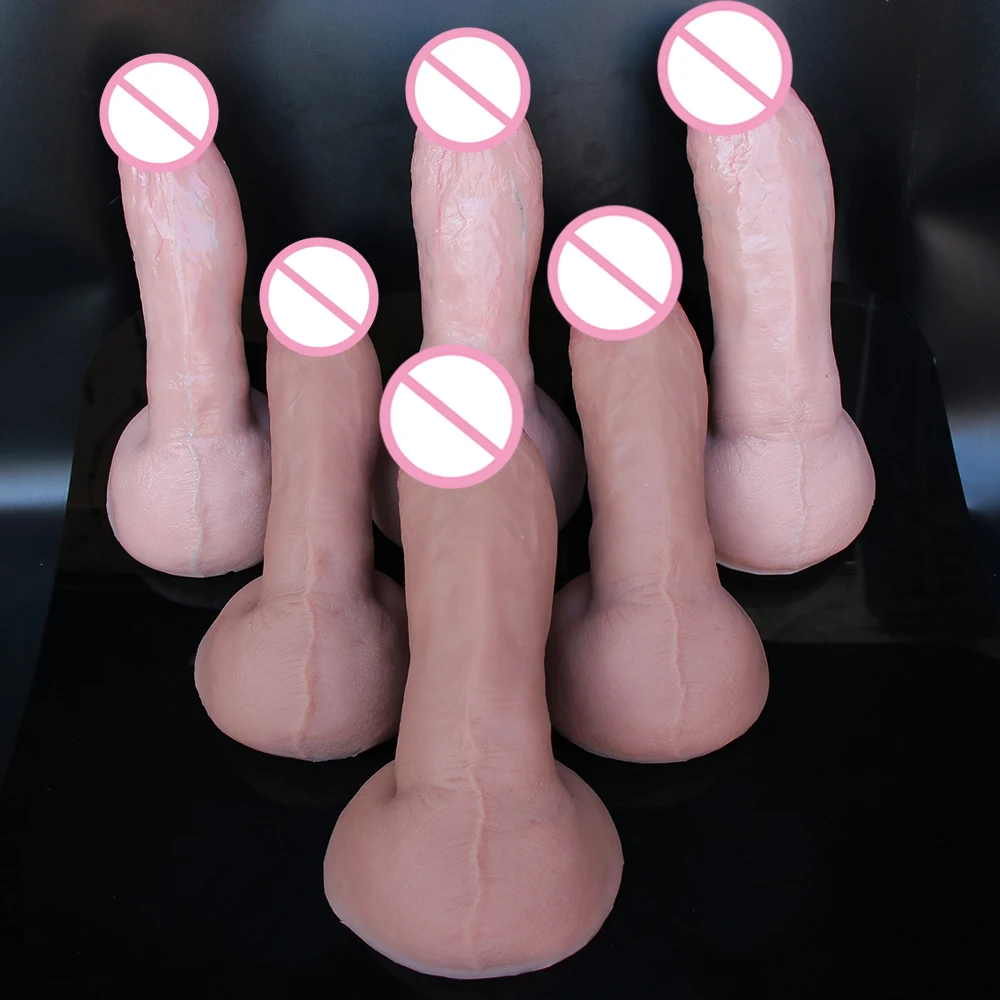 Soft Silicone Realistic Dildo Powerful Suction Cup Huge Penis Sexy Toys for Woman Big Fake Dick Female Masturbation Sex Products