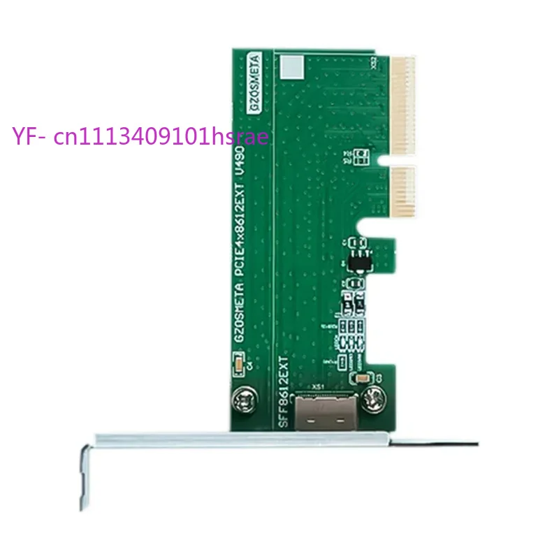 PCIE 4.0 x4 to Oculink SFF-8612 Card, PCIE x8 to MCIO High-Speed Interface Adapter