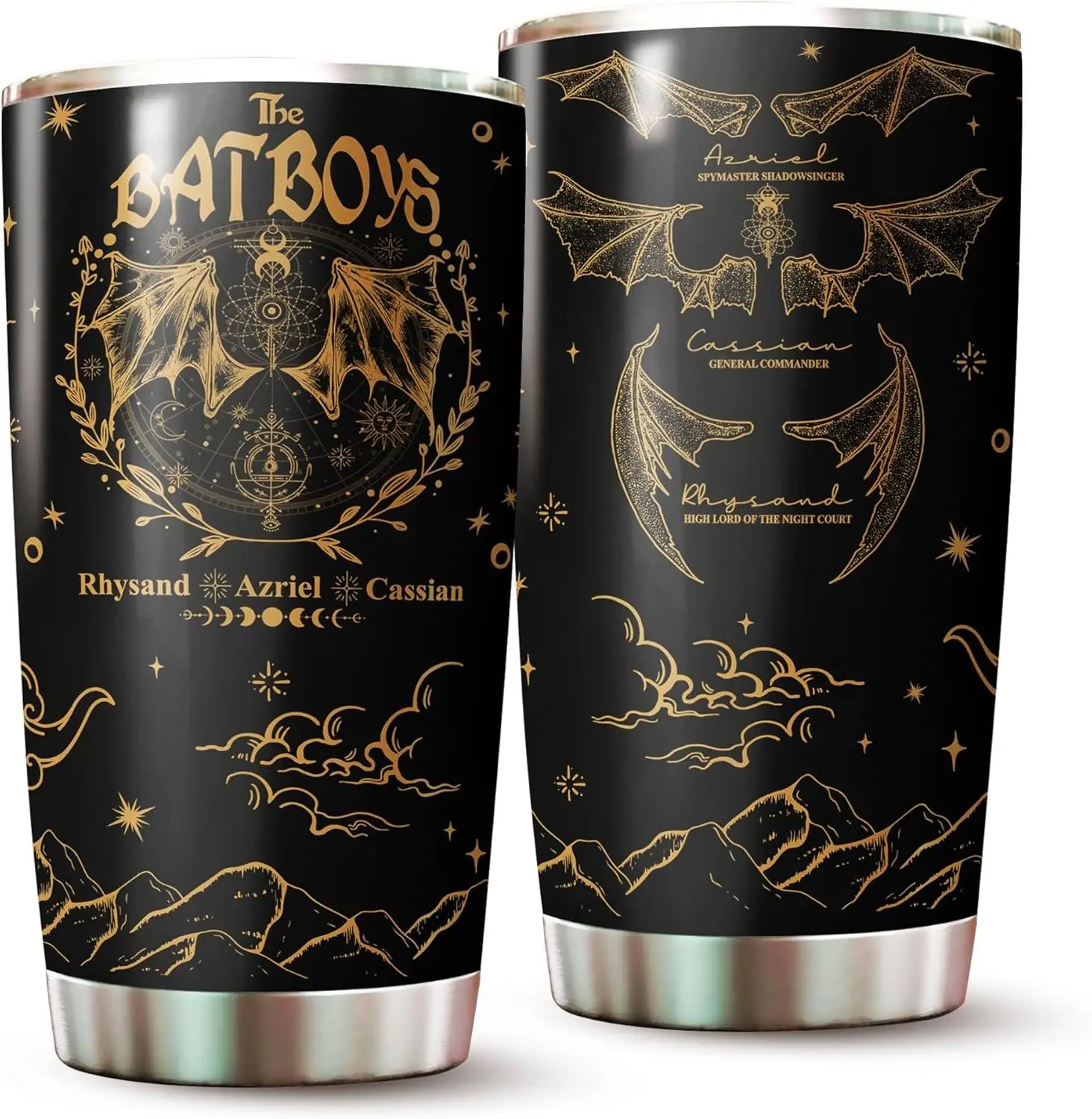 

City Of Starlight Gifts - Bat Boy Tumbler - Night Court Coffee Mugs - Book Characters Gifts - Literary Quote Mug - Fantasy Bookw