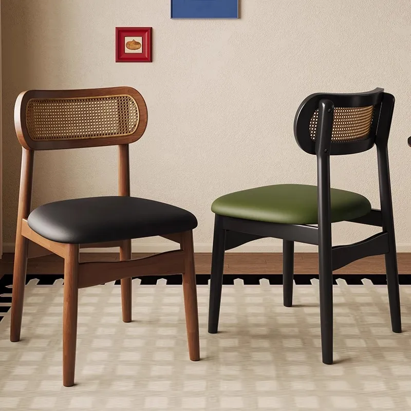 Set Of 2 Glam Premium Modern Dining Chairs Aesthetic Luxury Dining Chair Minimalist Stoelen Eetkamer Living Room Furniture