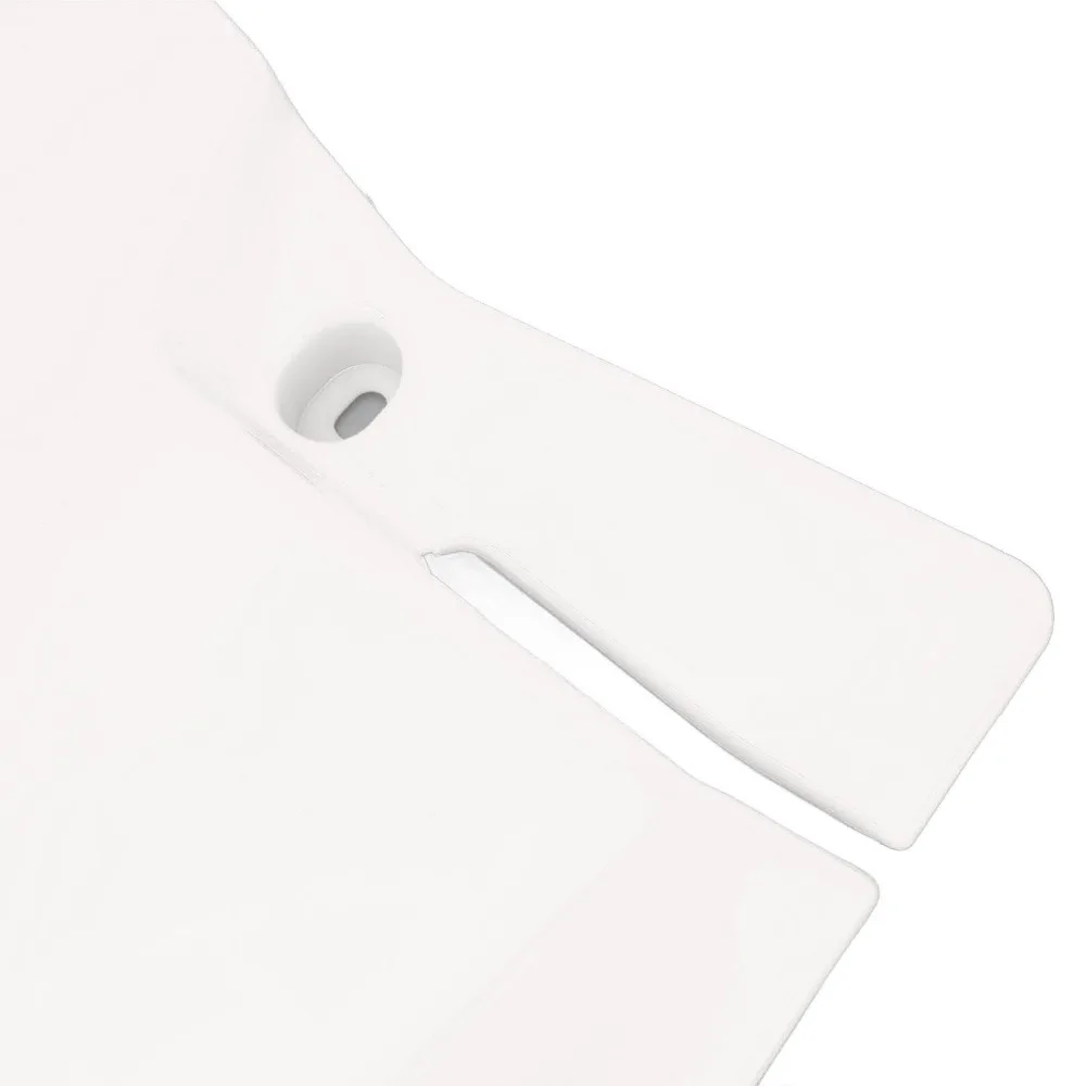 White Front Number Plate After-market Modification Durable Material Motocross Number Plate PP Plastic Dirt Bike Fairing
