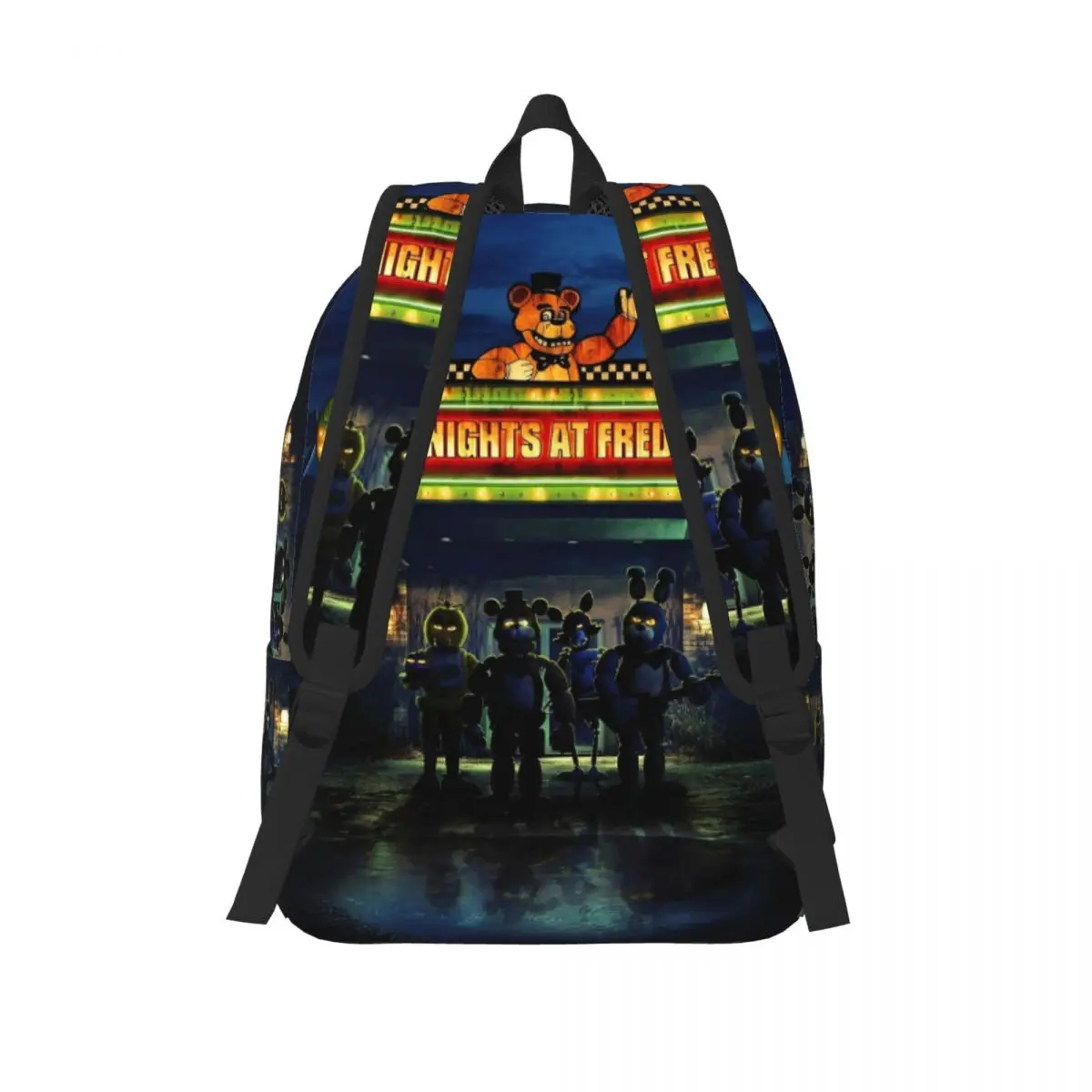 Fnafs Horror Survival Game Rucksack für Jungen Mädchen Kinder Schüler Schule Bücher tasche Daypack Vorschule Primary Bag Wandern