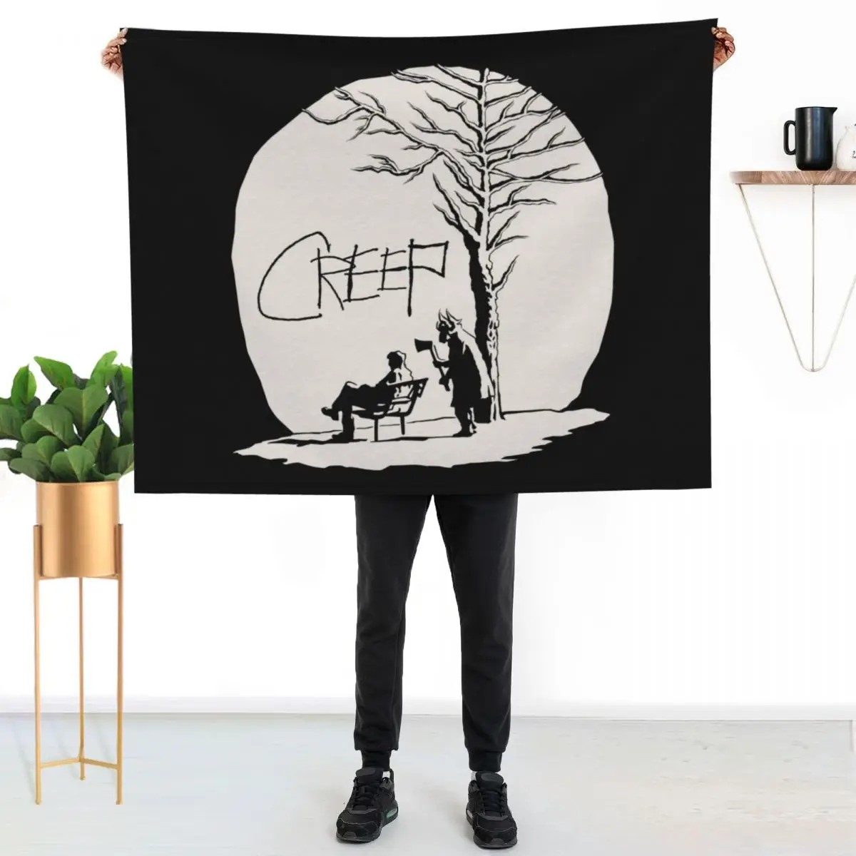 

Creep movie Throw Blanket Color Fast Cozy Throw Blanket