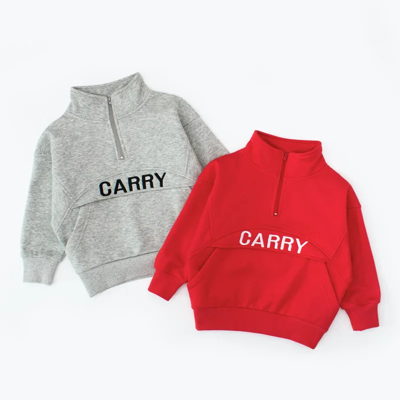Fleece Toddler Boys Sweatshirts Warm Spring Winter Kids Children's Clothes