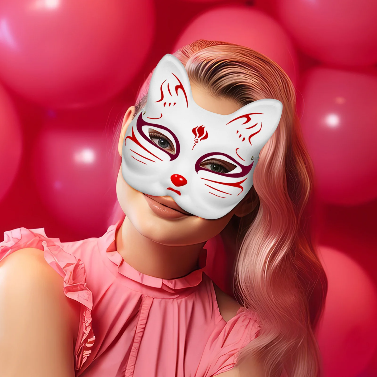 

1 set 1 Set Diy Masks Unpainted Paper Fox Animal Craft Blanks Painting Kit Included Colorful Paints For Kids Adults Creative Fun