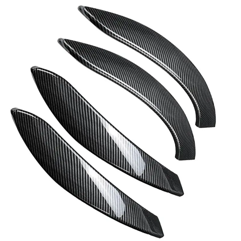 B09A Car Inner Door Armrest Handle Cover Trim for Bmw 3 Series F30 F31 2013-2017 Gt F34 2014-2017 ABS Carbon Fiber