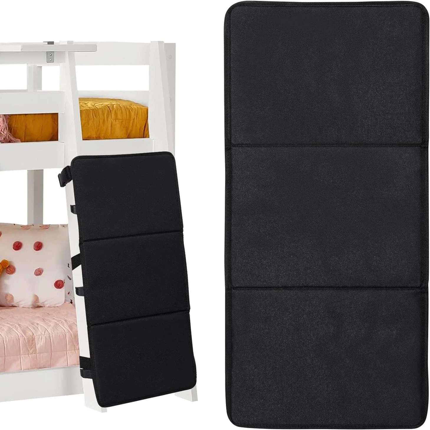 Folding Children's Anti-Climbing Bed Ladder Upper And Lower Bed Accessory Lockable Board for Safety