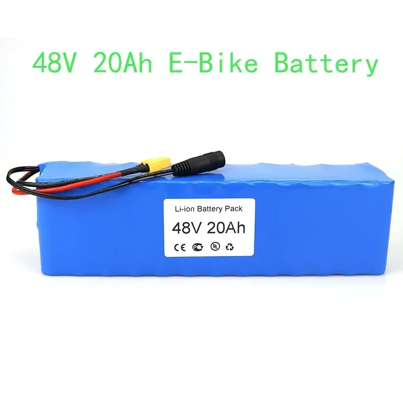 100% New 48V Lithium Battery 48V Ebike Battery, Ebike Battery 10Ah/15Ah/20Ah  T-Plug, XT60 Connector And  BMS For Ebike Battery