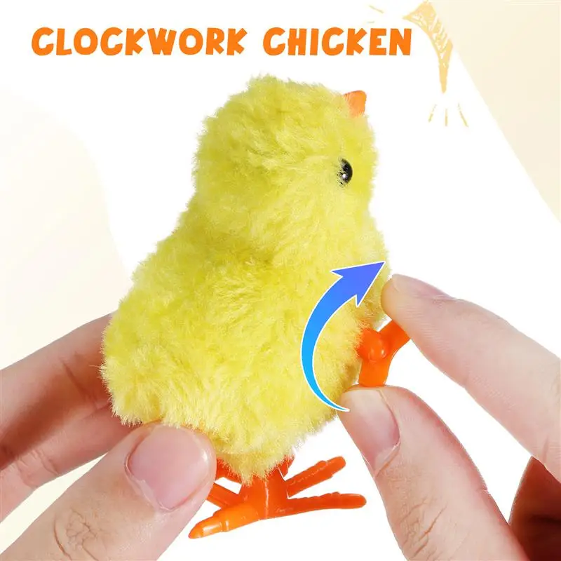 12 Pcs Cute Small Chicks Plush Chicken Walking Plush Chicks For Kids Goodie Bags Party Favors Easter Festival Decoration - Image 2