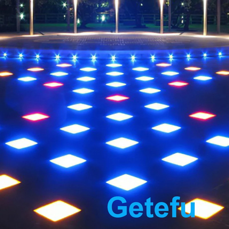 Quadratische LED-Bodenleuchten, 6 W, 9 W, 12 W, 18 W, Gartentreppe, Spot-Terrassende, unterirdische Lampen, Außenterrasbeleuchtung, LED-Untergrund – Detail 21