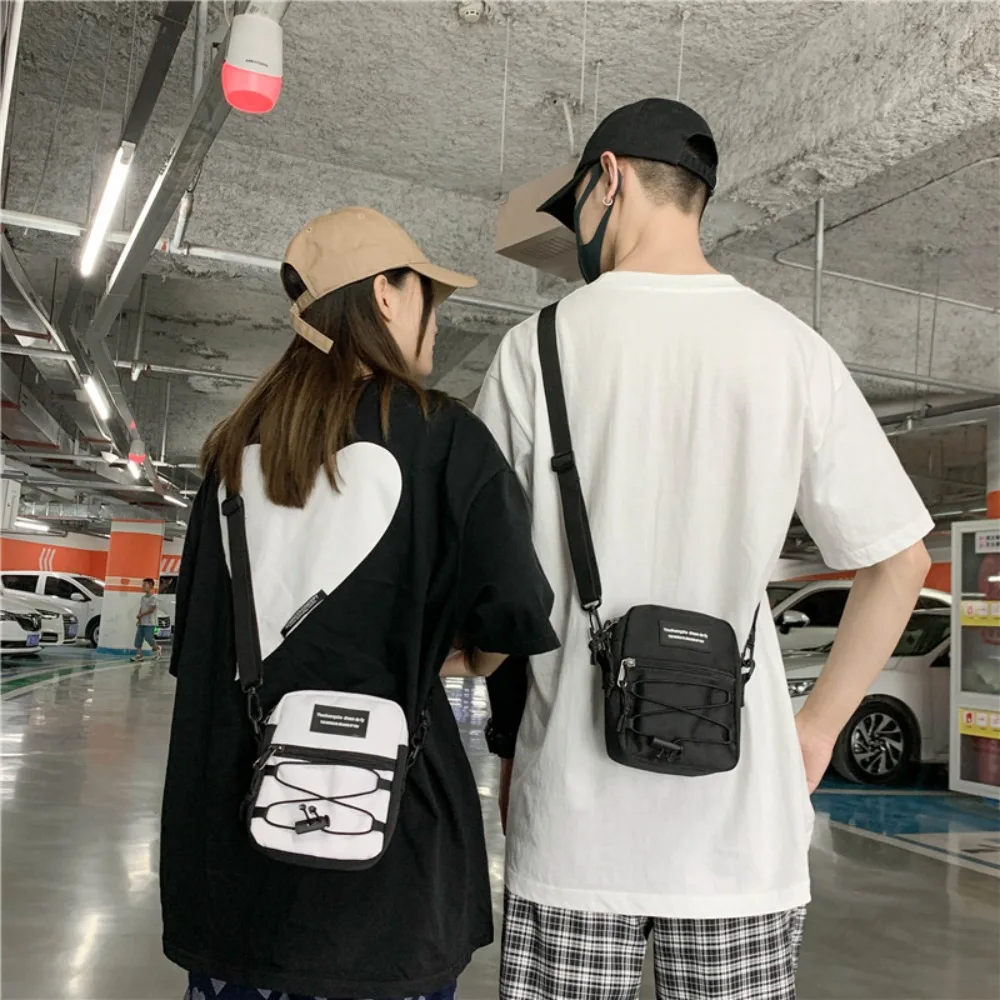 

High Quality Nylon Multi-purpose Crossbody Bag Square Shape Fashion Messenger Bag Mobile Phone Bag