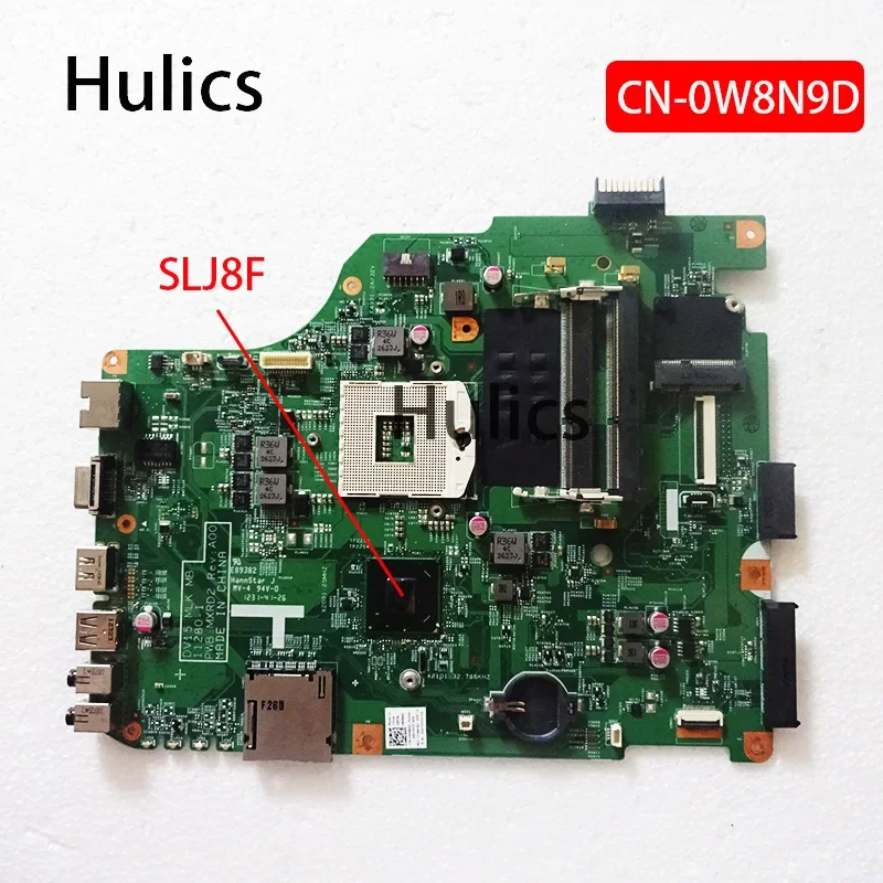 Hulics Used Laptop Motherboard For DELL Inspiron 3520 Mainboard CN-0W8N9D 0W8N9D DV15 MLK MB 11280-1 MXRD2 SLJ8F HM75