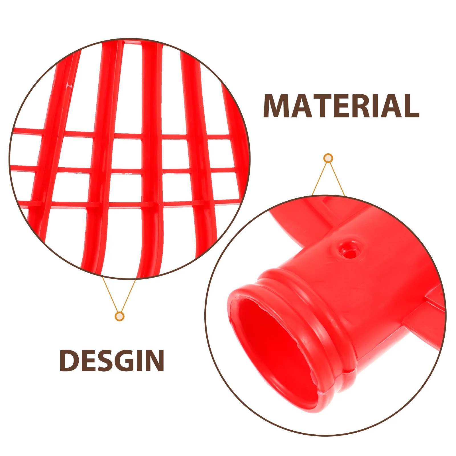 

Durable Plastic Leaf Rake for Garden Lawn Grass Heavy Duty Cleaning Tool Lightweight Efficient Pinecone Removal