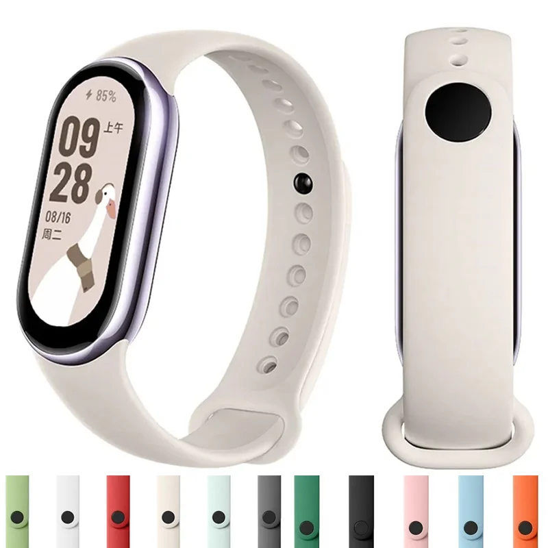 Sport Strap For Xiaomi Mi band 8-8 NFC Belt Replacement Bracelet miband8 silicone waterproof smart band 8 Watchbands Accessories