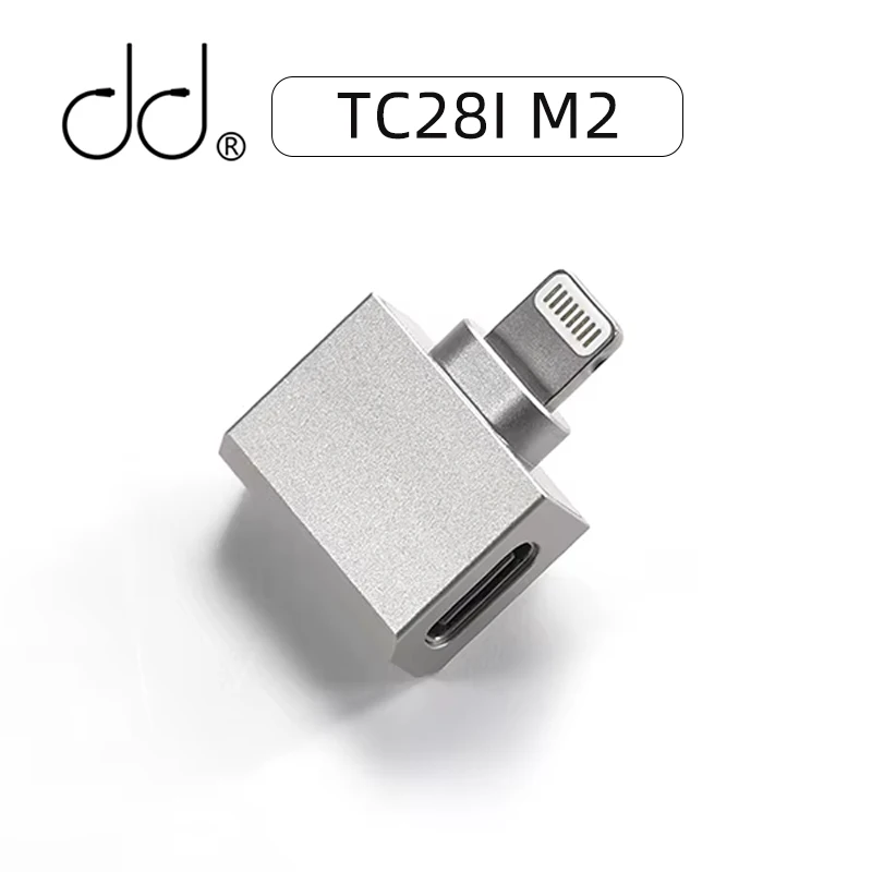 DD ddHiFi All-New TC28i M2 Light-ning to USB-C OTG Adapter, Converting Devices with USB-C Connectors to Light-ning