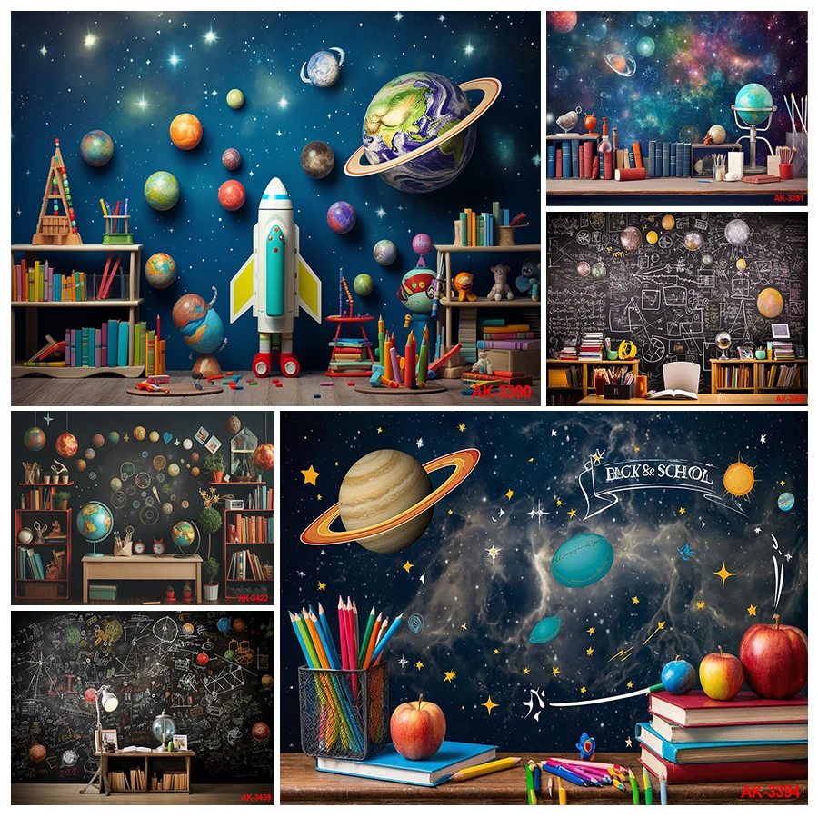 

Airplane Log Cabin Backdrop Globe Book Wooden Plank Indoor Vintage Bookshelf Back To School Season Photography Background Photo