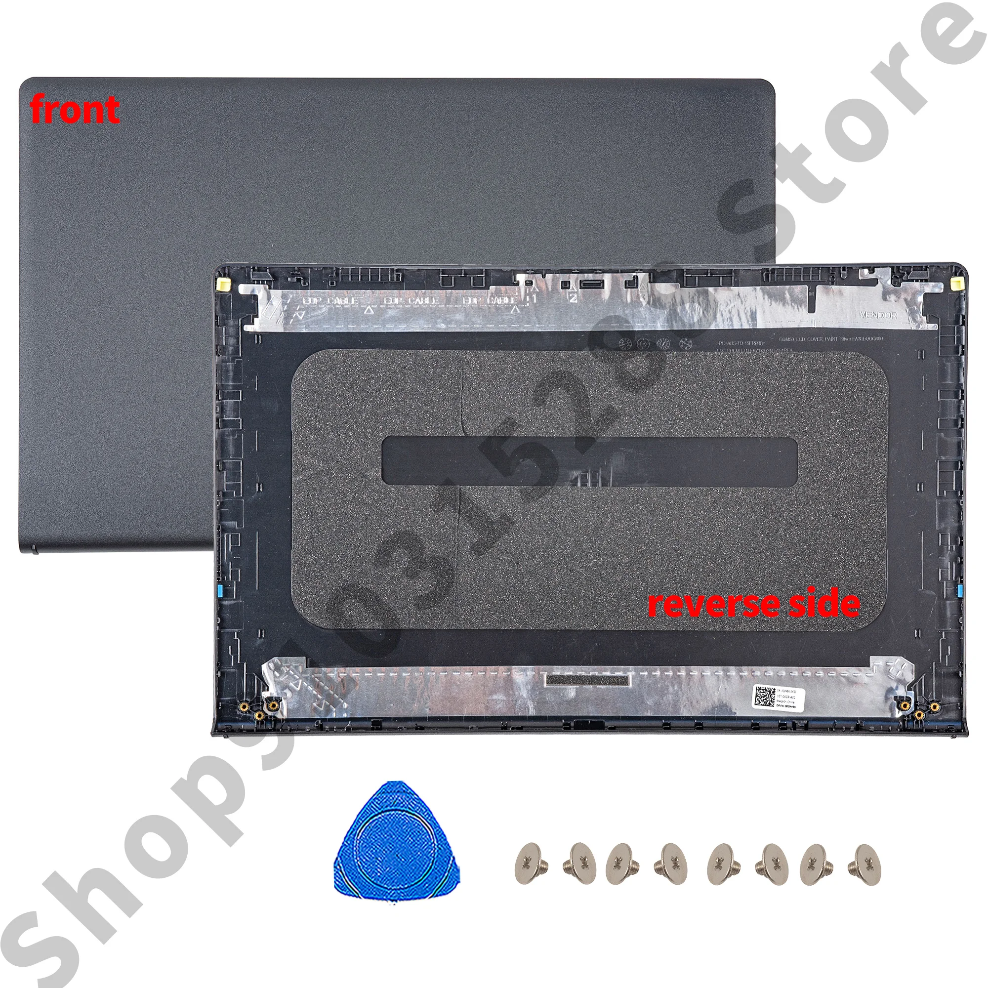 LCD Back Cover For Inspiron 15 3510 3511 3515 3520 3521 Silver 0DDM9D Black 00WPN8 Gray 0T4MT1 Bezel Hinges Repair 15.6inch