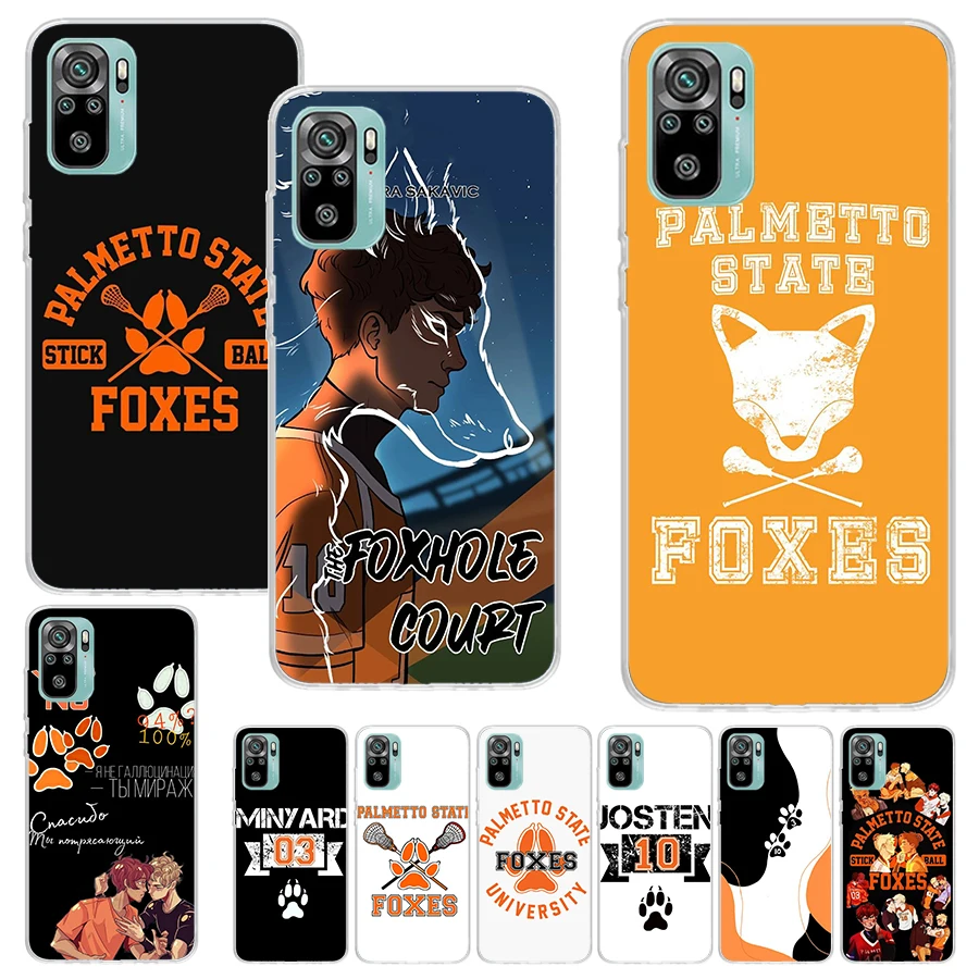 Andreil All For The Game Palmetto State Foxes Phone Case For Xiaomi Redmi Note 13 12S 12 10 10S 11 11S 11E Pro Plus 11T 9 9S 9T 