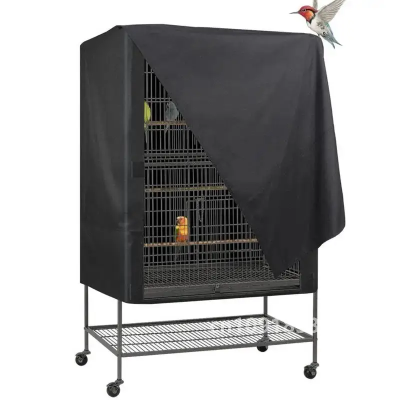 New Bird Cage Cover Washable Good Night Bird Cage Waterproof Aviary for Parrot Cage Pet Dust Covers Oxford Cloth  Hood