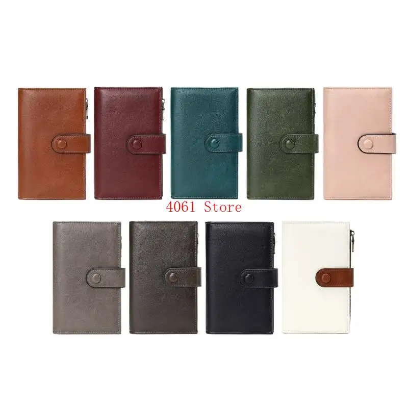 

Rfids Blocking Leather Trifold Wallet Long Clutch Credit Card Holder Women Wallet