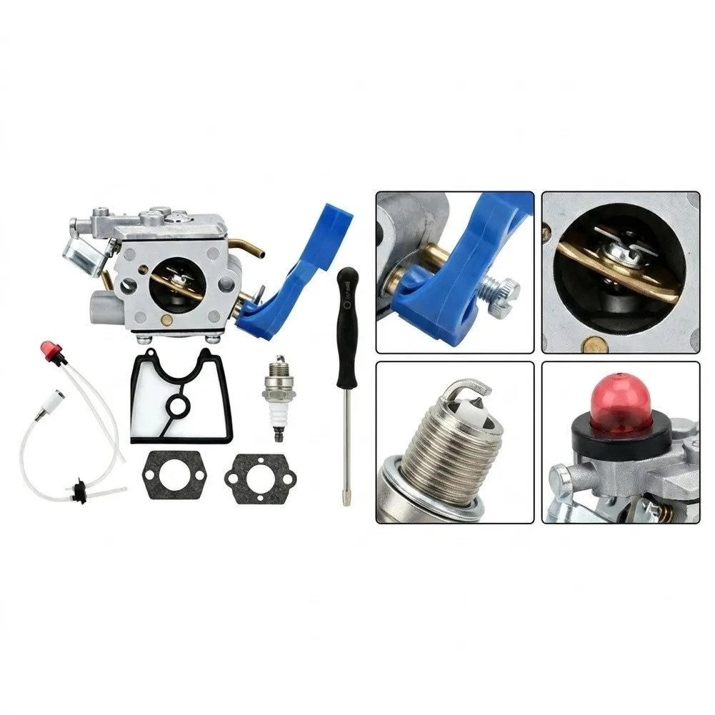 Fuel System Parts Carburetor Kit For Routine Maintenance Replacement Carburetor Air Filter Kit Fuel Blower Replacement