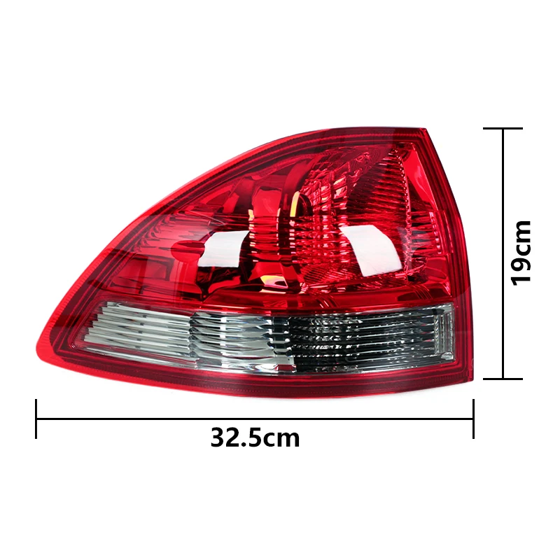 Car Rear Bumper Tail Light For Montero Sport For Mitsubishi Pajero Sport 2007-2014  Brake Light Parking Warning Lights No Bulb