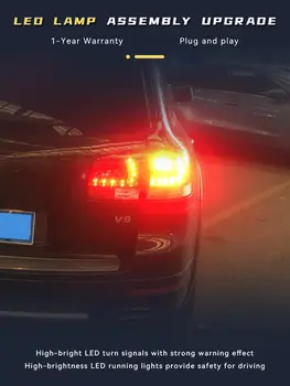 Zadní světla pro Volkswagen VW Touareg 2003-2010 Vylepšení LED DRL zadní světla Automatické směrové světlo Brzdové světlo Příslušenství 10 nejlepší prodej LED zadní světla pro VW Touareg - №10