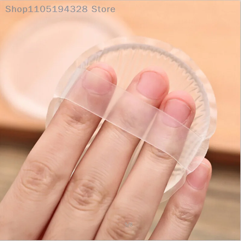 [MP] إسفنجة مكياج رطبة وجافة لمكياج الوجه، منتفخة من السيليكون ذات الاستخدام المزدوج