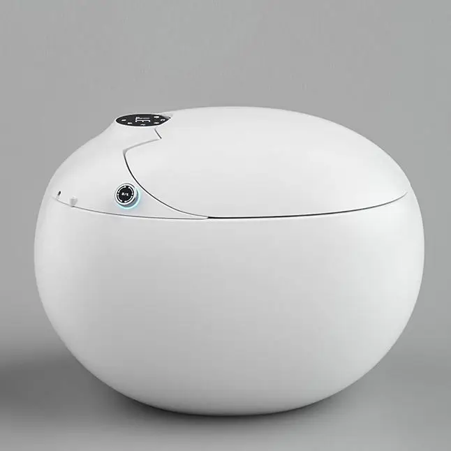 New luxury integrated egg-shaped ceramic automatic intelligent multi-function remote control sanitary ware smart toilet