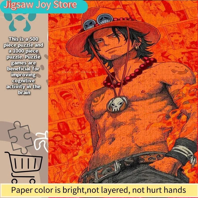 

DIY Puzzle, Christmas Puzzle, Paper Puzzle, Large Puzzle Featuring Ace of Spades from , Classic Comic Panel Background, White