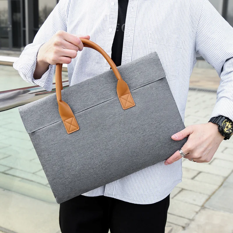 RanHuang-Bolsas para Laptop para Homens e Mulheres, Maleta Oxford, Bolsa de Negócios, Moda, B191, Novo, 2024